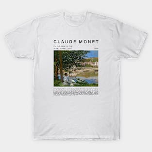 Claude Monet - On the Bank of the Seine T-Shirt